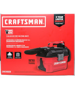 CRAFTSMAN CMCV002B 20V CORDLESS 2 GALLON WET/DRY SHOP VAC 35 CFM HEPA - ... - $79.98