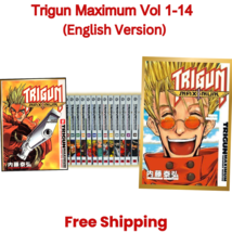 TRIGUN MAXIMUM Manga Vol 1-14 END English Loose &amp; Full Set by Ysuhiro Ni... - $28.75+