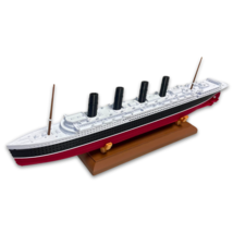 12&quot; RMS Lusitania Model Ship With Removable Stand - Titanic Toys For Kids - $39.99