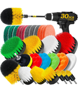 Holikme 30Pack Drill Brush Attachments Set,Scrub Pads &amp; Sponge, Power Sc... - $38.73