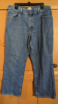 LL Bean Jeans 16P Original Fit High Rise Tapered Relaxed Blue Denim 5 Po... - $16.44
