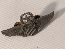 WW2 WWII 3 inch Wing Brooch With / Star Shield Laurel Garland Master Rep... - $253.40 MXN