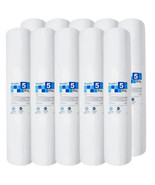 10 PIECE PUREFER 20&quot; x 4.5&quot; WHOLE HOUSE SEDIMENT FILTRATION HJ0000778 BR... - €94,58 EUR