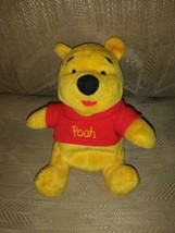 Arcotoys Mattel Disney Winnie The Pooh Beanbag Plush 6" Yellow Bear Red Shirt... - £7.90 GBP
