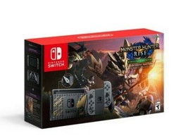 NEW Nintendo Switch Monster Hunter Rise Deluxe Edition  Console  NIB Shi... - £318.20 GBP