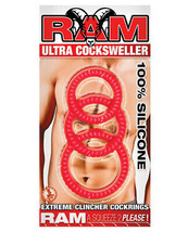 Ram Ultra Cocksweller Penis Ring Red - £7.49 GBP