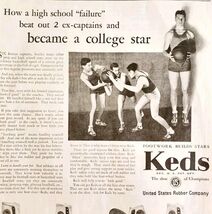 1930 US Rubber Co Keds Basketball Shoes Advertisement Boy&#39;s Life Footwea... - $28.01 CAD
