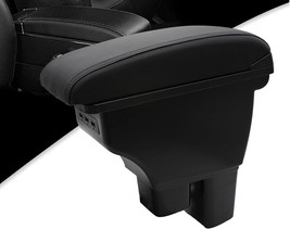 Tocsho Custom Fit for Car Armrest Box 2009-2013 Honda Fit w 3 USB Ports Black - £22.62 GBP