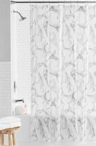 Paris Eiffel Tower Shower Curtain, Peva, Silver/White, Ultra Modern, 70&quot;... - £14.15 GBP