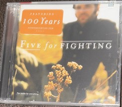 Five For Fighting- The Battle For Everything- NEW CD - Hype Sticker - $4.95