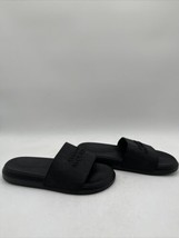 Men’s Alexander McQueen Rubber Pool Slides Black Size 44M - £124.78 GBP