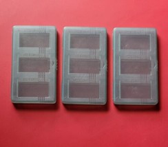 Official Nintendo Game Boy Advance 3 Game Holder OEM Lot 3 Cases No Cracks - £33.10 GBP