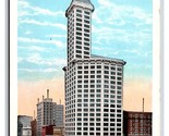 Smith Torre Costruzione Seattle Washington Wa Unp Wb Cartolina V18 - $4.04