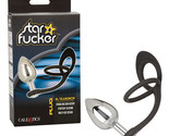 Star F*cker Xl Teardrop Gem Plug W/silicone Enhancer - Black - $33.97