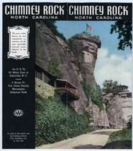 Chimney Rock North Carolina 1930&#39;s Brochure Cliff Dwellers Inn  - £17.11 GBP