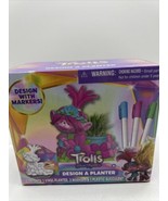 DreamWorks TROLLS Design A Planter Vinyl Marker Color Chia plastic Succu... - $8.09 CAD
