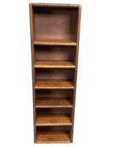 Vintage Wooden Tabletop Display Shelves - 6 Compartments - 20x6” - $19.79