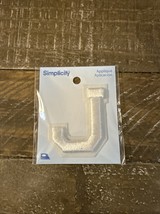 Simplicity Iron On Patch Letter J - $11.76