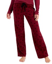 Jenni Womens Printed Cozy Fleece Pajama Pants, Medium - £21.80 GBP