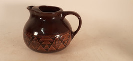Large Vintage S.P.R.C. S.D. Water Pitcher, Garnett, Sioux Pottery - $25.83