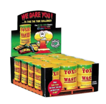Toxic Waste Candy - Original Yellow Drums, 5 Assorted Flavors - Pack of 12 - £22.67 GBP