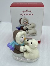 2013 Hallmark SNOW BUDDIES Ornament 16th In Series Bundled Together In Snow - £7.41 GBP