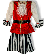 Dress Up America Deluxe Pirate Girl Children&#39;s Costume Set, Small 4-6 - £20.15 GBP