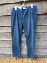 H &amp; M Blue Denim Jeans Skinny Super Stretch Wide Waist Plus Size 20 NWT - £18.60 GBP