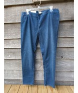 H & M Blue Denim Jeans Skinny Super Stretch Wide Waist Plus Size 20 NWT - £19.10 GBP