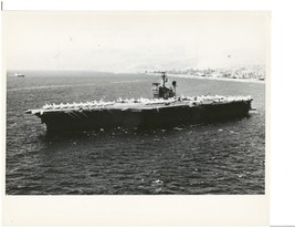 Us Navy Usn Aircraft Carrier Uss John F. Kennedy (Cv 67) 8x10 1969 Off Genoa, It - £7.43 GBP