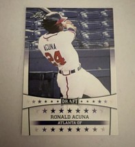 2017 Leaf Draft Ronald Acuna #34 Rookie Baseball Card - £3.93 GBP