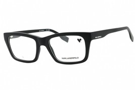 Karl Lagerfeld Eyeglasses KL6138 002 53mm Matte Black / Demo Lens - $1,305.21 MXN
