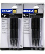 2 Packs Kobalt 0788437 Heat Treated 1/32&quot; 2/32&quot; &amp; 3/32&quot; 3 Piece Nail Pun... - $444.04 MXN