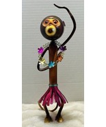 Dancing Monkey Sculptures Metal Modern Figurines Home Decoration - $453.86 MXN