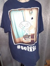 Family Guy Shirt Stewie Bathroom #Selfie Graphic Tee T-Shirt Size XLarge - $10.70