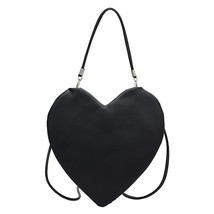Fashion Heart Shaped Design Ladies Shoulder Bag Soft Purses and Handbags for Wom - £31.38 GBP