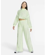 Nike NCJ4149-701 City Ready Wide Leg Fleece Training Trousers Green ( L ) - $202.96 CAD