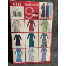 Butterick Misses Dress Sewing Pattern sz 6 - 10 6333 - uncut - $10.88
