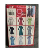 Butterick Misses Dress Sewing Pattern sz 6 - 10 6333 - uncut - £8.55 GBP