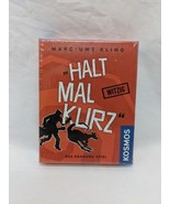 German Halt Mal Kurz Marc Uwe Kling Kosmos Card Game Sealed - $455.46 MXN