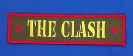 The Clash Army Logo Iron On Sew On Embroidered Patch 5 &quot; X 1 1/4 &quot; - £5.42 GBP