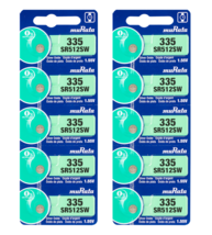 Murata 335 (SR512SW) Silver Oxide Watch Battery (10 Count) - Replaces So... - $10.86