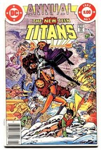New Teen Titans Annual #1 Comic Book 1982-Robin-Kid Flash Dc - £17.95 GBP