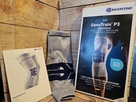 BAUERFEIND GenuTrain P3 Kniebandage Active Patellar Knee Support Size 3 ... - £54.13 GBP