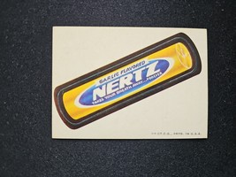 Topps Wacky Packages 2nd Series 1973 NERTZ Vintage Sticker Unpeeled Mint... - $27.11 CAD