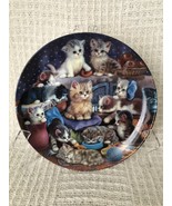 Vintage Bradford Plate &quot;Litter Rascals&quot; by Jurgen Scholz, Cat Collector ... - $27.25 CAD
