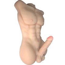 Silicone Skin Sex Doll Male Body Torso For Women 3D Realistic Male Dildo - £184.40 GBP