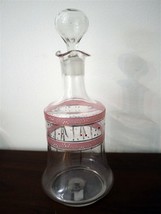 Attractive MOSER Hand Botanical Decorated 10&quot; Bottle Decanter c1890  - €70,65 EUR