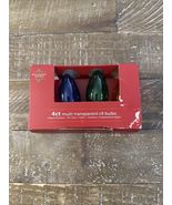 December Home Multi Transparent Christmas Bulbs - $143.08 MXN