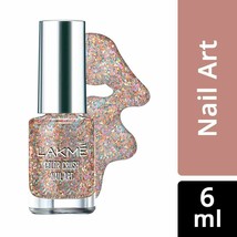 Lakme India Color Crush Nail Art Polish 6 ml (0.20 Oz) Shade T3 - $14.00